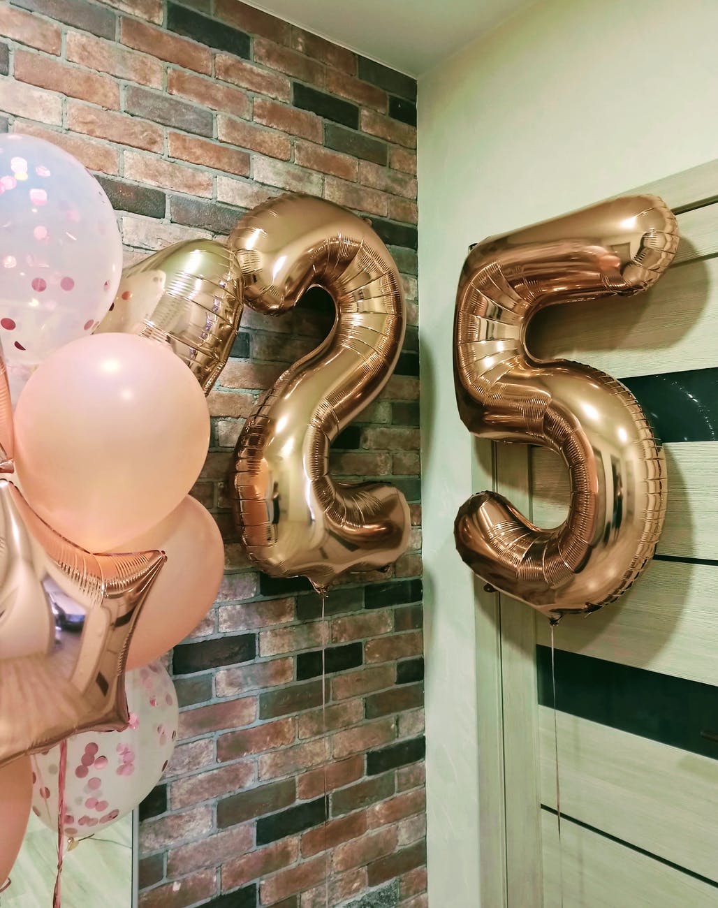 number shaped balloons